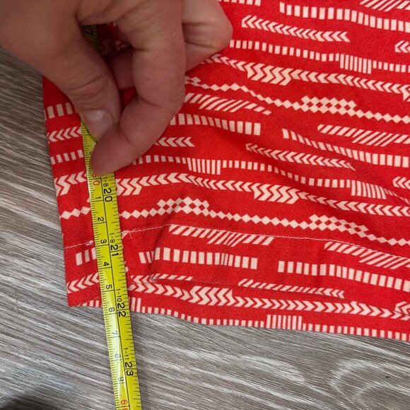 Anthropologie Black Red Tan Corey Lynn CarterZebra Contrast Jumpsuit M - Picture 8 of 10